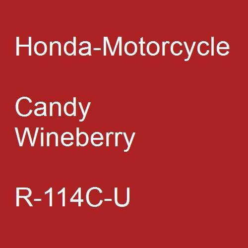 Honda-Motorcycle, Candy Wineberry, R-114C-U.